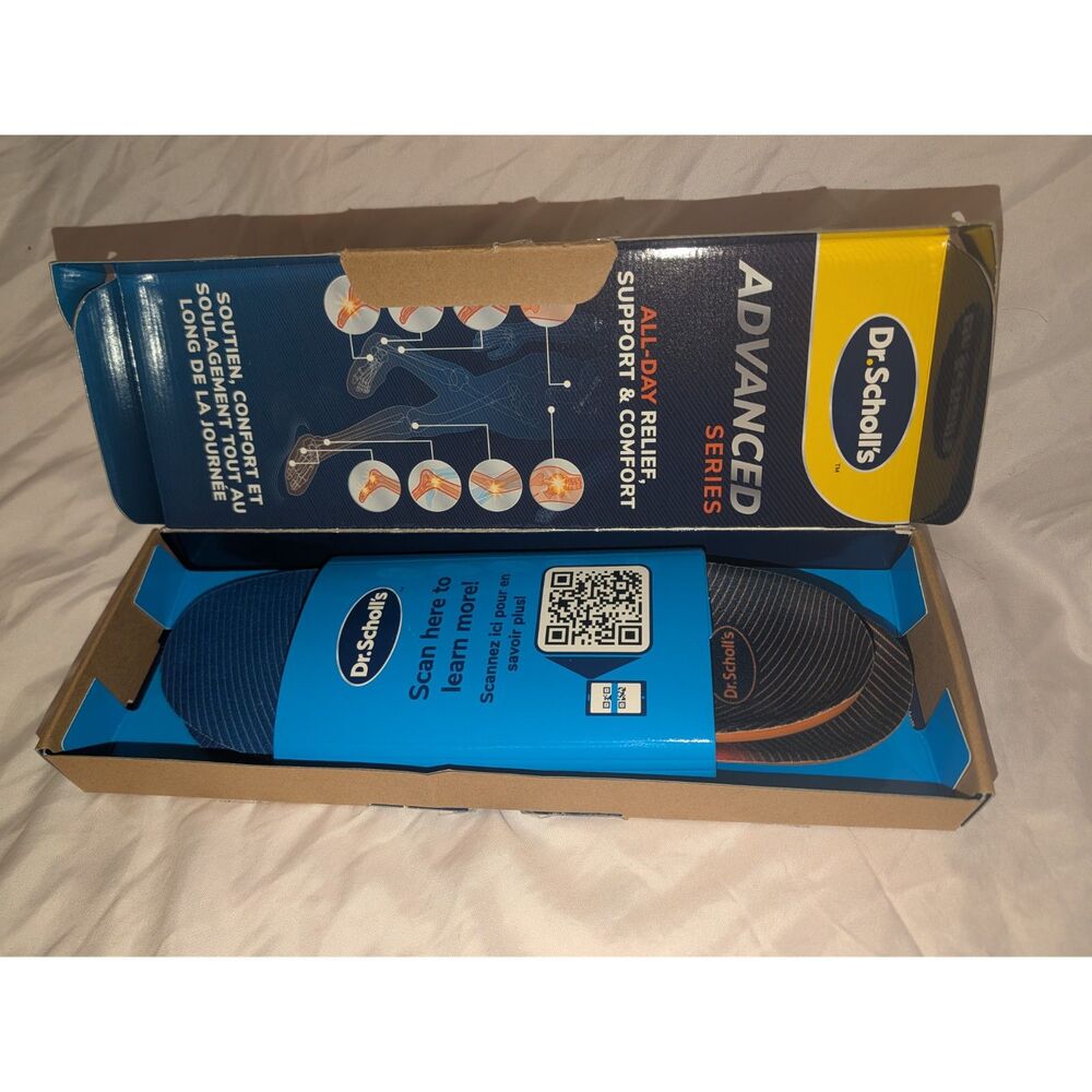 Dr. Scholl’s Advanced Pain Relief Insoles Heavy Duty Orthotics Work Shoes/ Boots